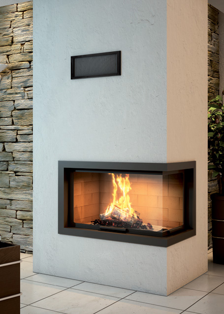 design fireplaces AXIS CADRE DESIGN (angle)