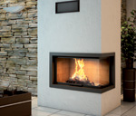 Design fireplaces AXIS CADRE DESIGN (angle)